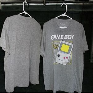 Men’s Game Boy T-Shirt l Gray l XL l EUC